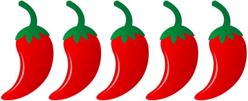 5 Chili Rating